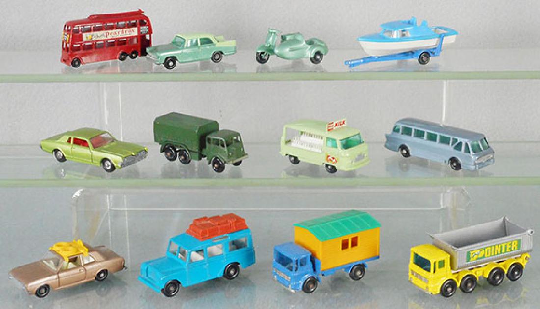 12 MATCHBOX VEHICLES (1 of 1)