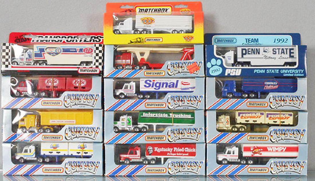 13 MATCHBOX CONVOY TRUCKS (1 of 1)