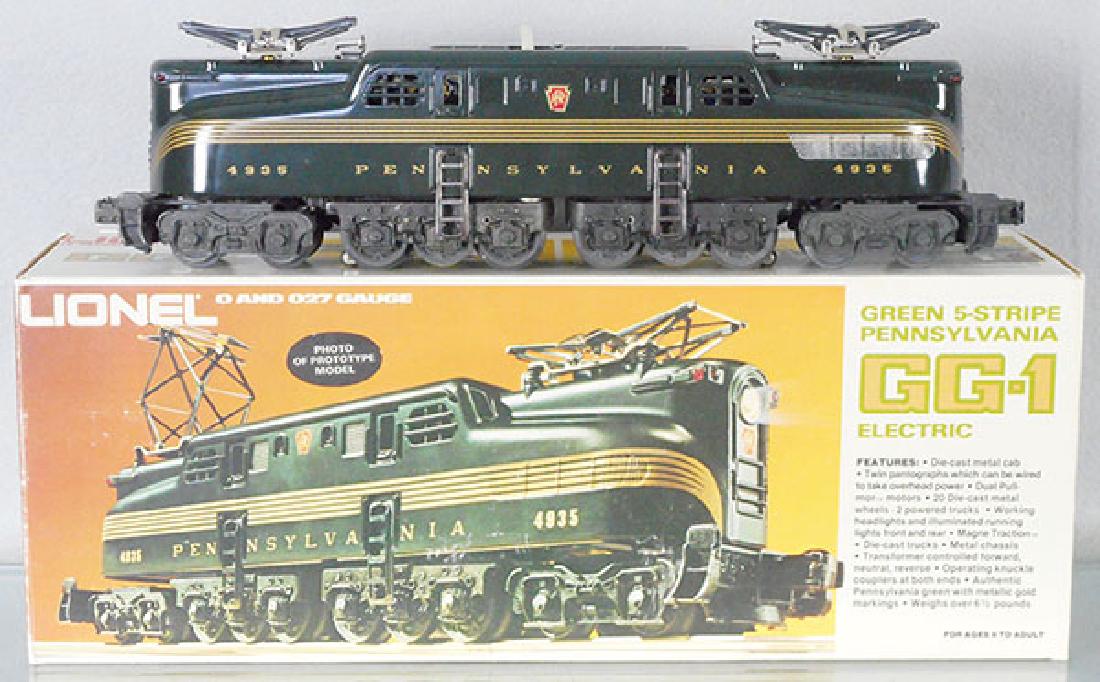 LIONEL 8150 PRR GG1: O ga, green, orig box & insert minor wear, C8.