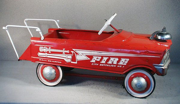 murray fire truck pedal car