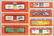 7 LIONEL “I LOVE” BOX CARS
