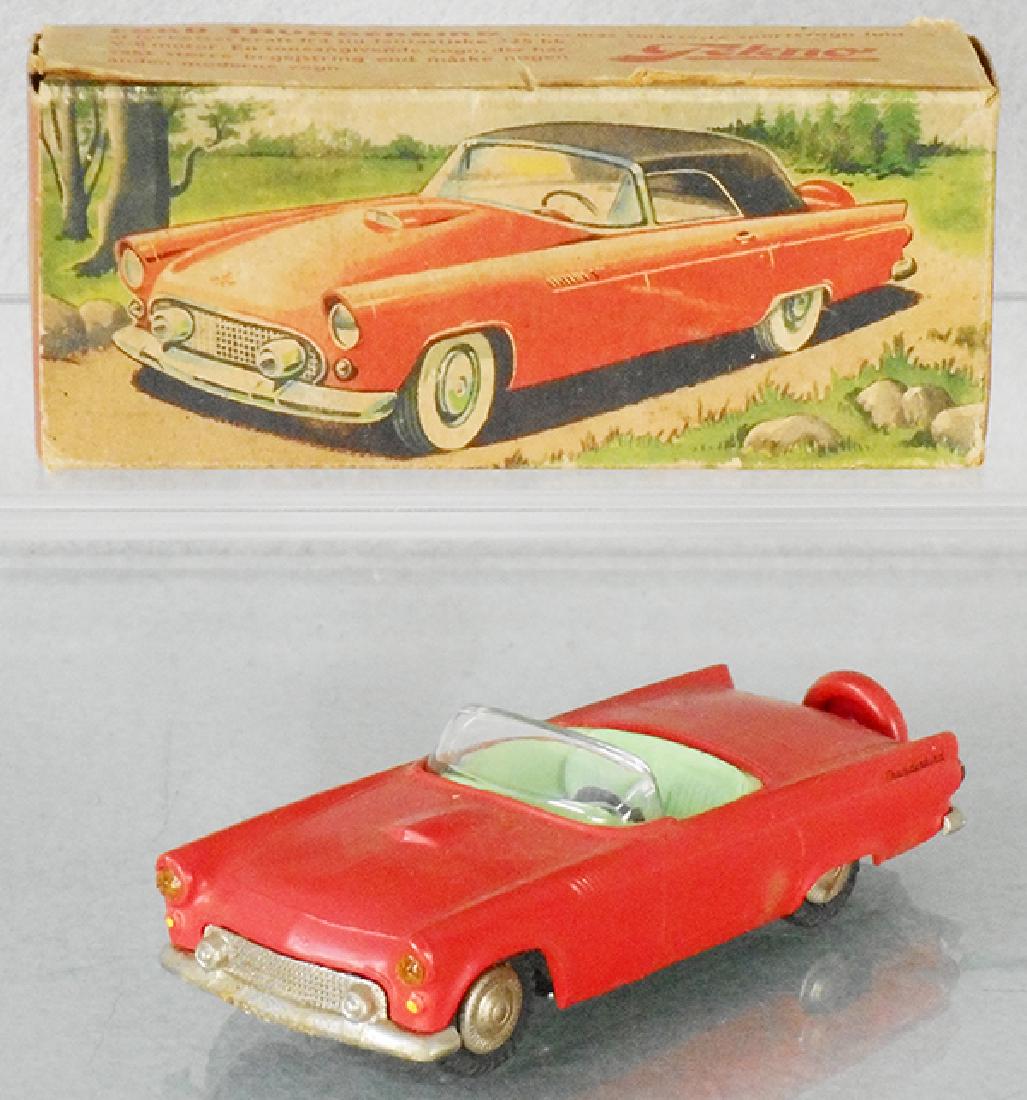 TEKNO 809 FORD THUNDERBIRD: coral, oxidation on front bumper, orig box minor wear, C7.
