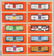 10 LIONEL “I LOVE” BOX CARS