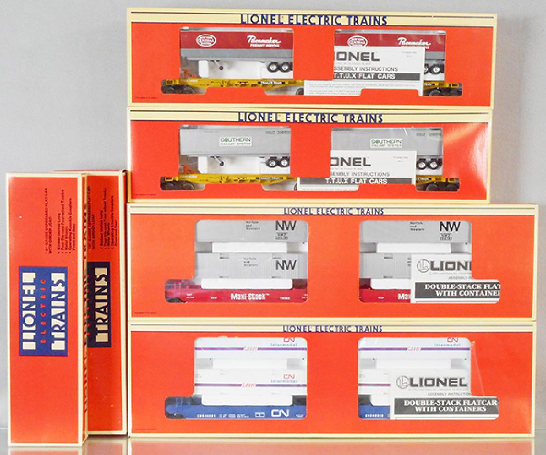 6 LIONEL FLAT CARS (1 of 1)