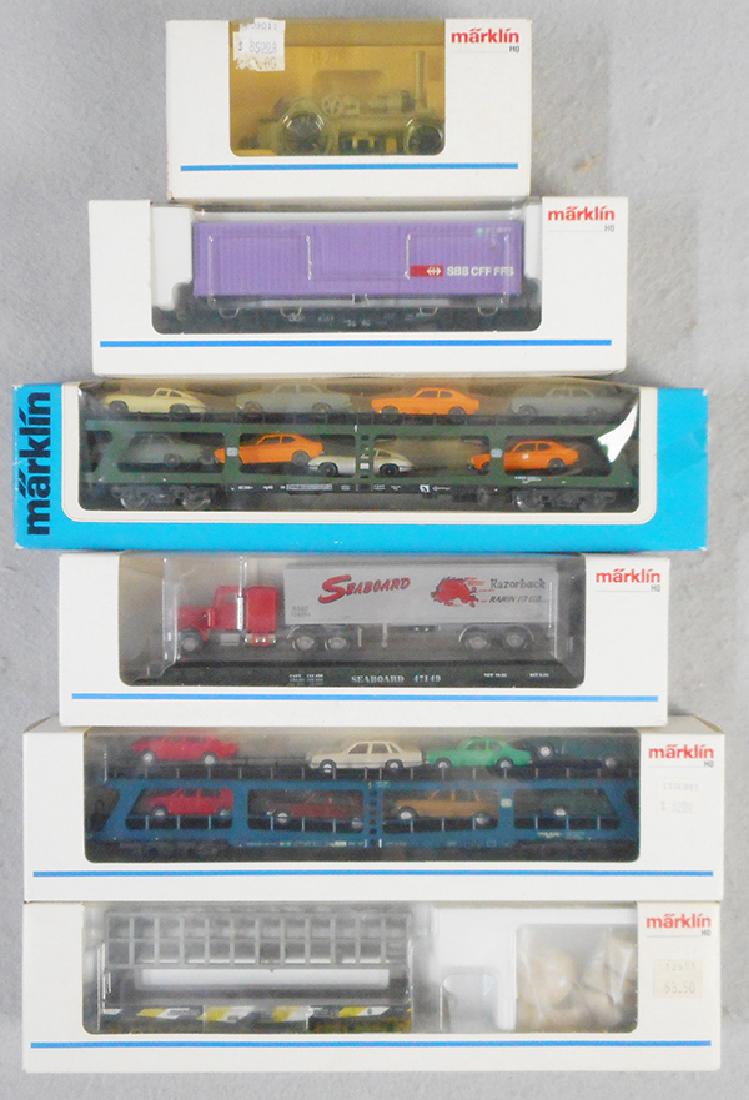 6 MARKLIN FREIGHT CARS (1 of 1)