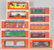 10 LIONEL FREIGHT CARS