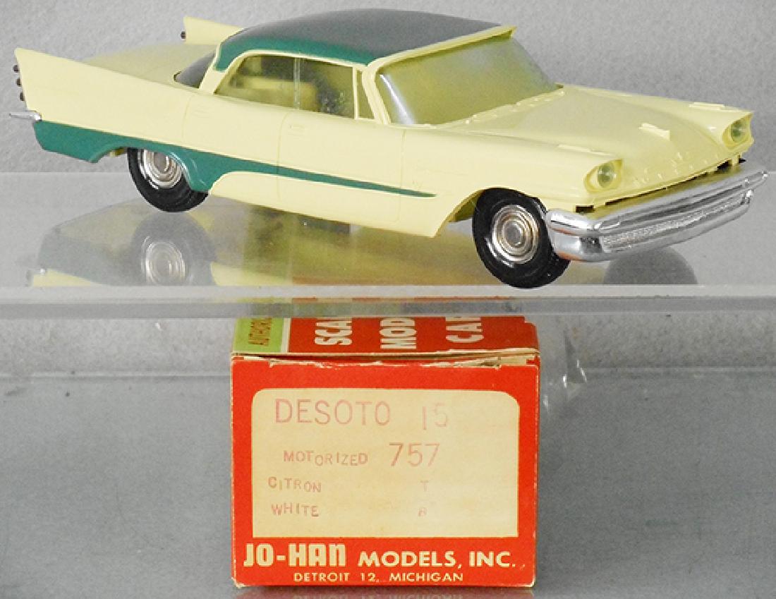 JOHAN 1957 DESOTO FIREFLITE PROMO: friction working, minor body warp, windows glazed, C8-9.