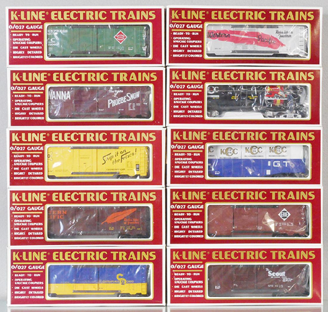 10 K-LINE FREIGHT CARS (1 of 1)