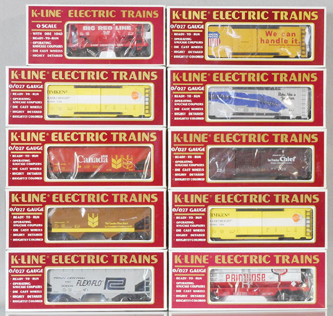 10 K-LINE FREIGHT CARS (1 of 1)