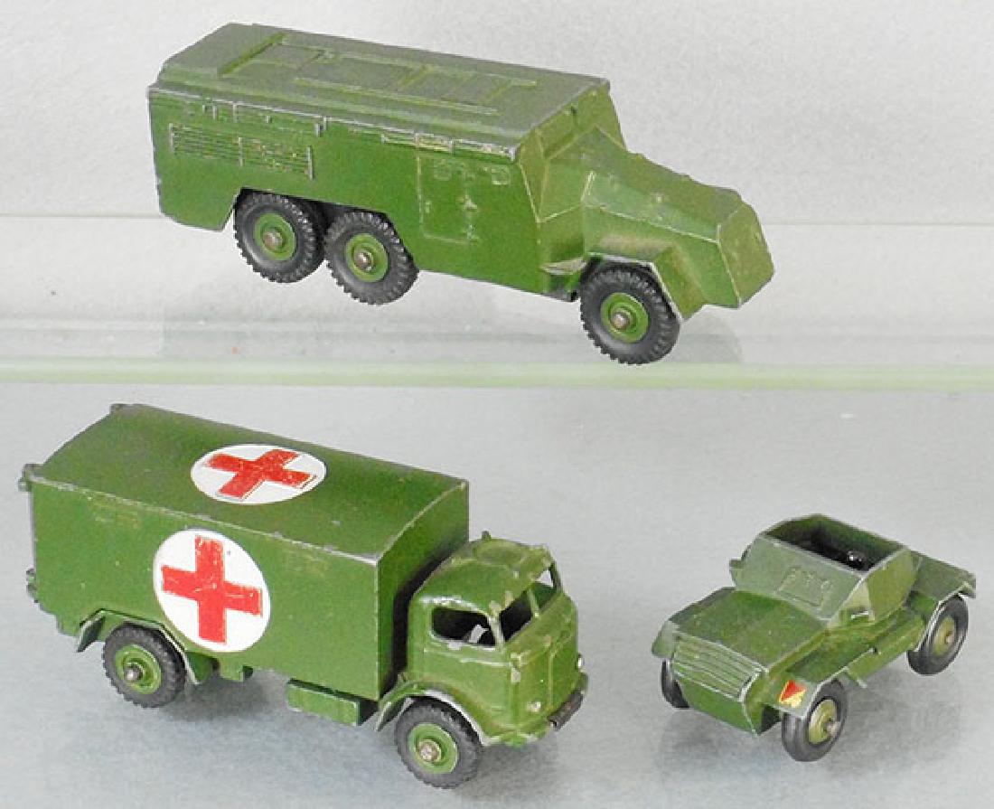 3 DINKY MILITARY VEHICLES (1 of 1)