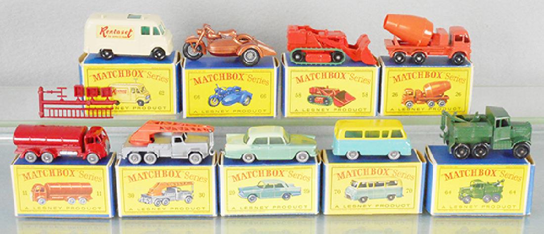 9 MATCHBOX VEHICLES (1 of 1)