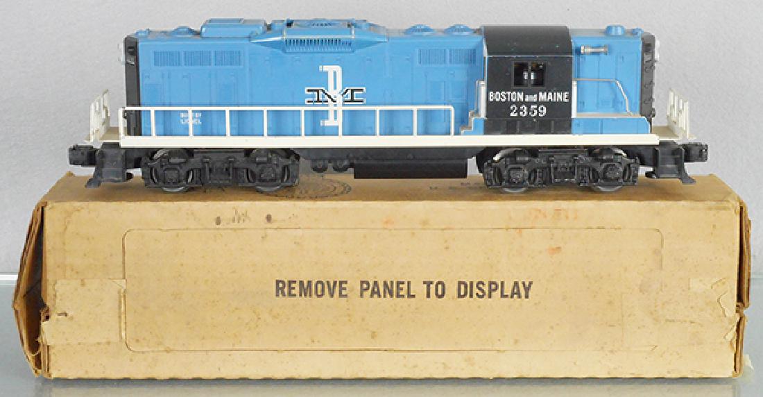 LIONEL 2359 B&M GP9: O ga, box rub on tap fan, orig box minor wear, C7.