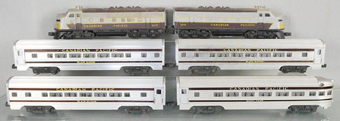 lionel canadian pacific passenger train set