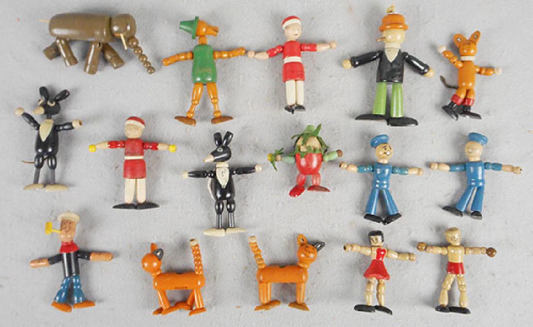 JAYMAR WOODEN COMIC FUNNIES FIGURES (1 of 1)