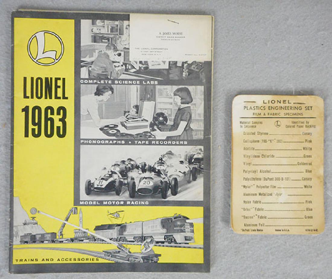 LIONEL 1963 ADVANCE CATALOG (1 of 1)