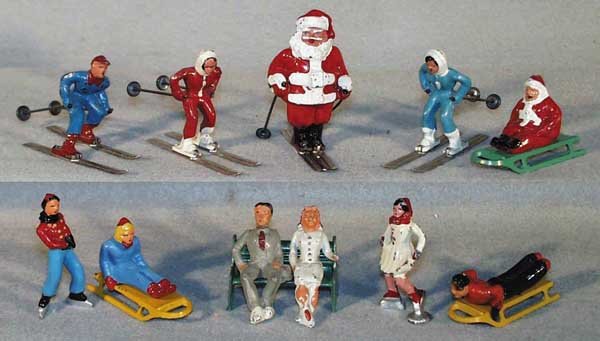 048: BARCLAY & MANOIL CHRISTMAS DIMESTORES: B190; 2 #B191; B195; B194; B176; B193; B177; B192; M129; M130; M131, C5-8.