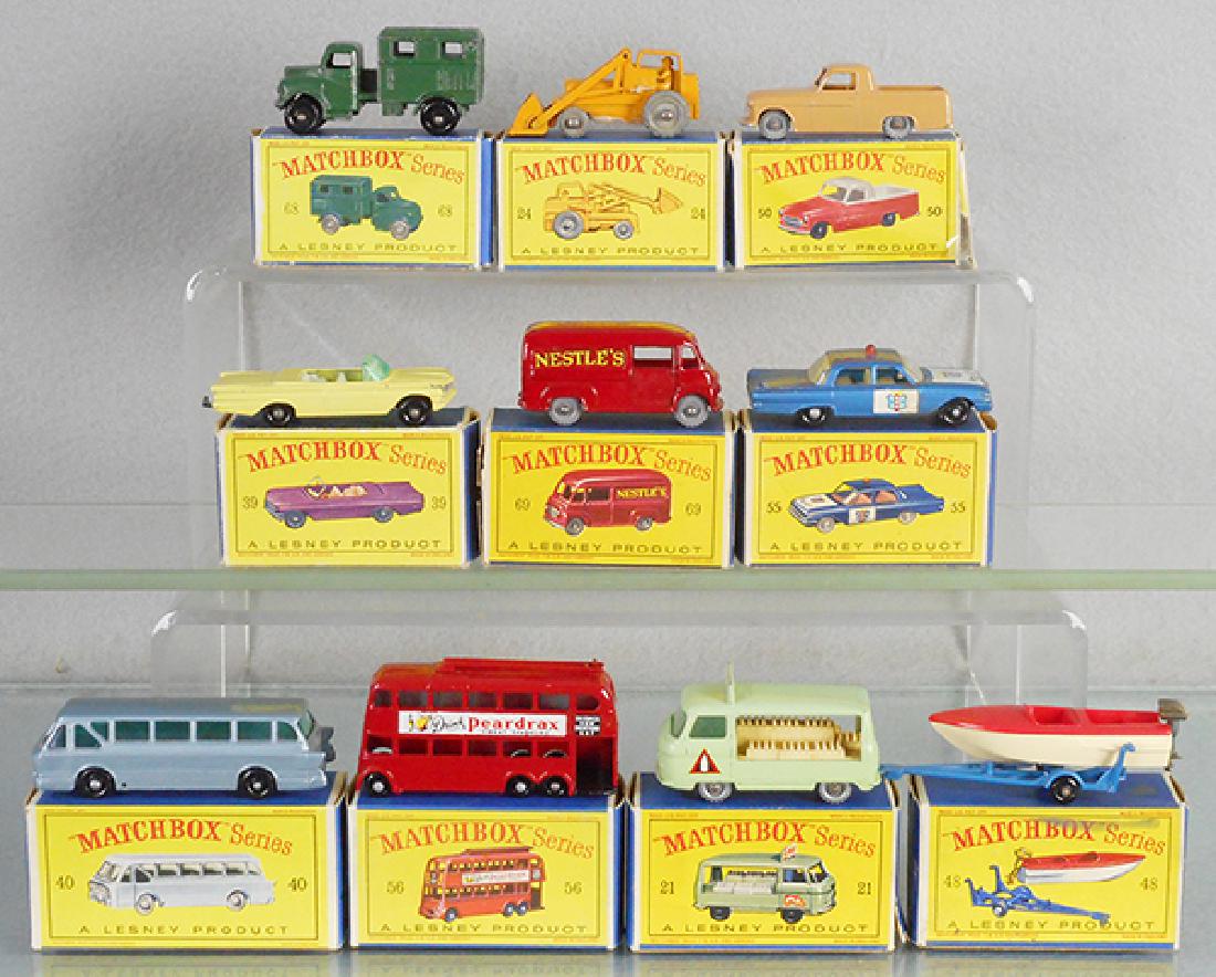 10 MATCHBOX VEHICLES (1 of 1)