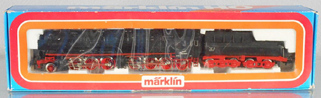 MARKLIN 3102 LOCO & TENDER: HO ga, orig box & insert, C8.