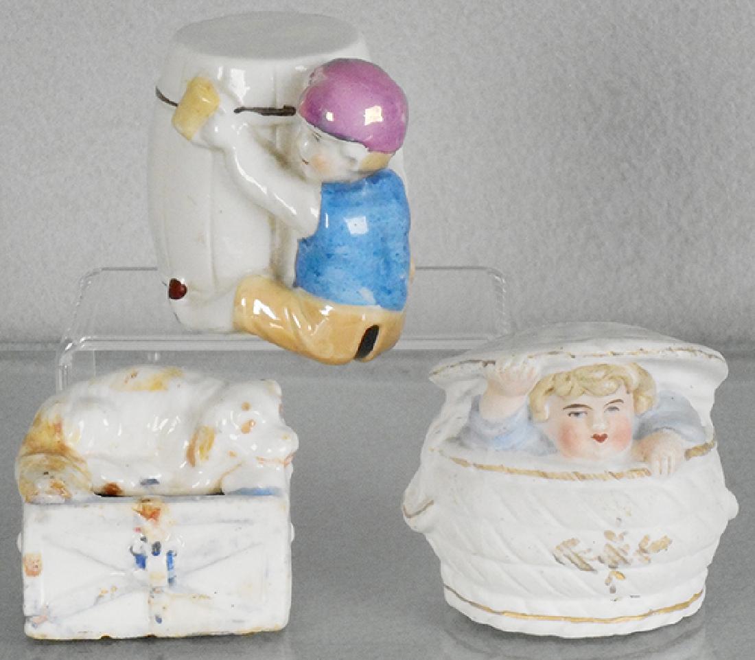 3 PORCELAIN BANKS (1 of 2)