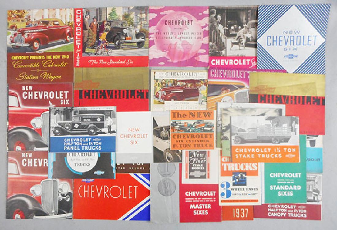 28 CHEVROLET BROCHURES (1 of 1)