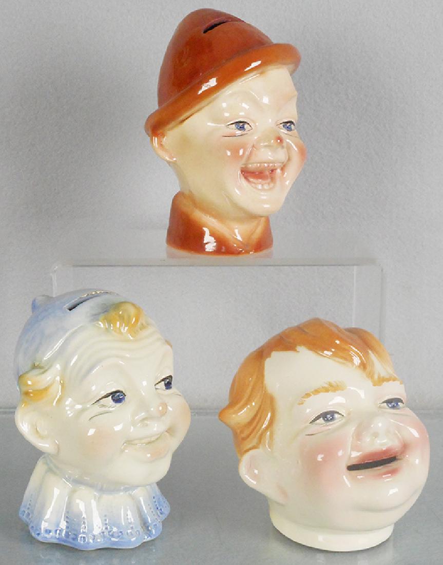 3 PORTRAIT BUST BANKS (1 of 2)