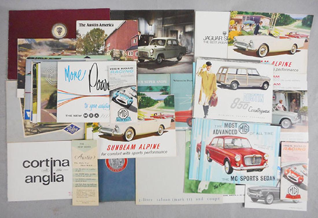 49 ENGLISH CAR BROCHURES (1 of 1)