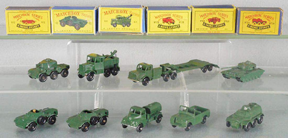 8 MATCHBOX MILITARY VEHICLES (1 of 1)