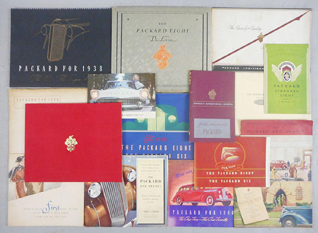 21 PACKARD CAR BROCHURES (1 of 1)