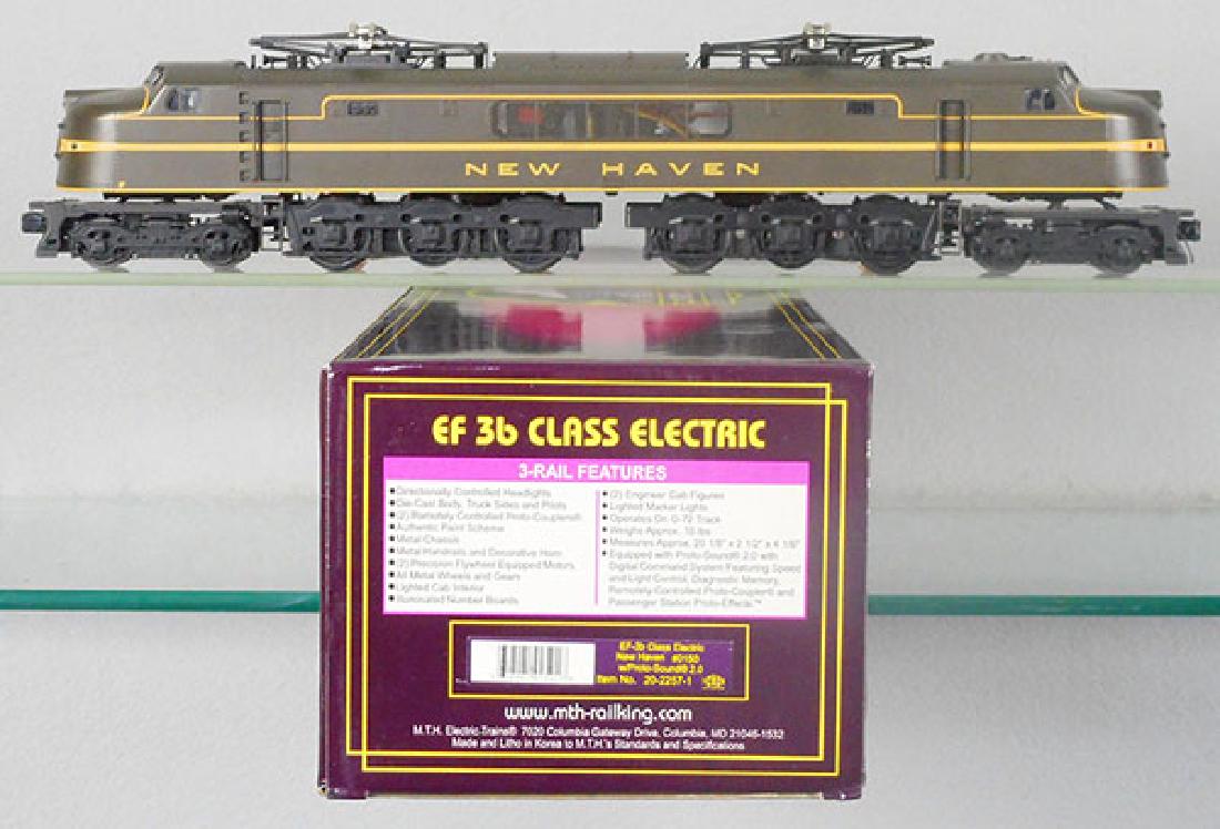 MTH 20-2257-1 NEW HAVEN EF-3: O ga, w/sound, orig box & inserts, C9.