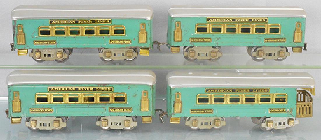 4 AMERICAN FLYER PASSENGER CARS (1 of 1)