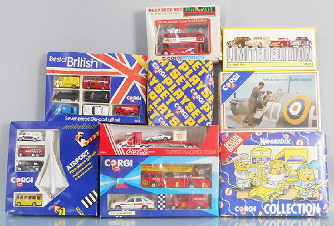 9 CORGI VEHICLE SETS (1 of 1)