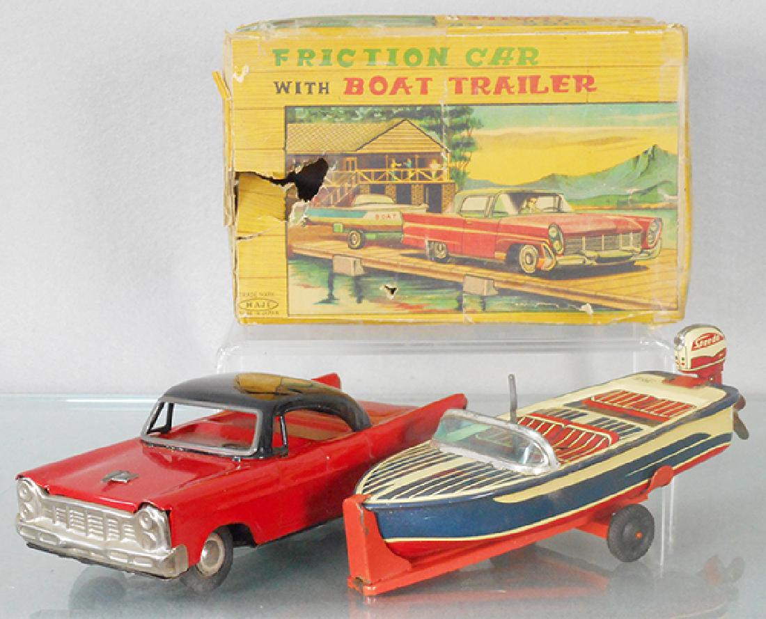 HAJI CAR w/BOAT & TRAILER SET (1 of 1)