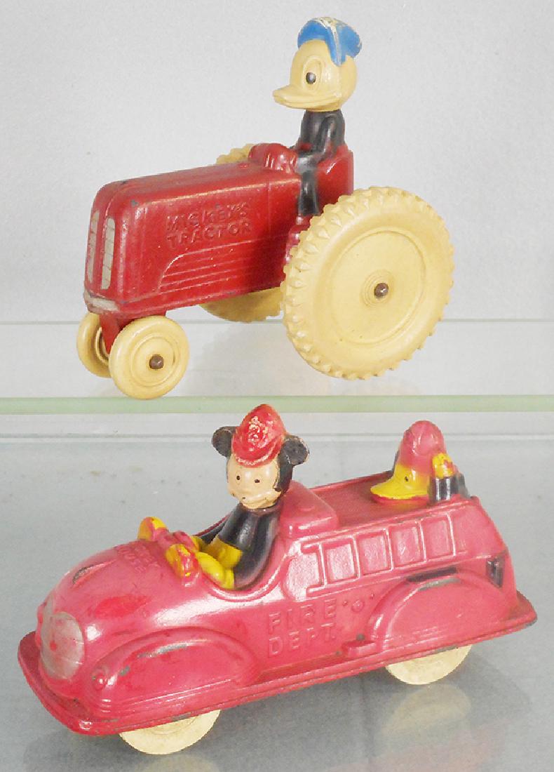 2 SUN RUBBER DISNEY TOYS