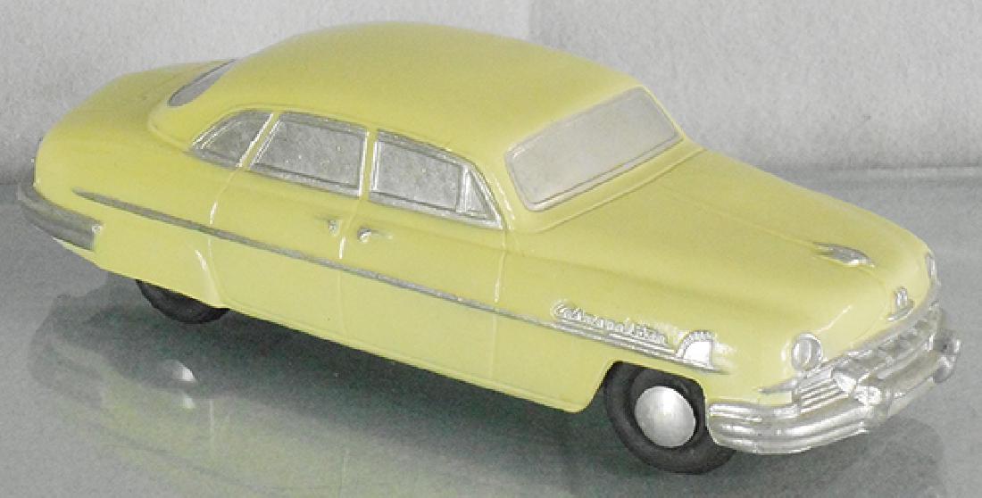 BANTHRICO 1955 LINCOLN COSMOPOLITAN AUTOBANK PROMO: restored in light green, tires have flat spots, C9.
