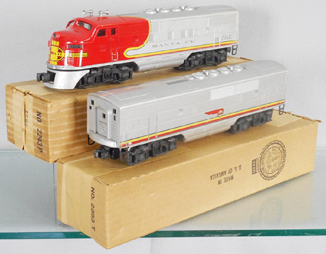 LIONEL 2383 SANTA FE DIESELS (1 of 1)