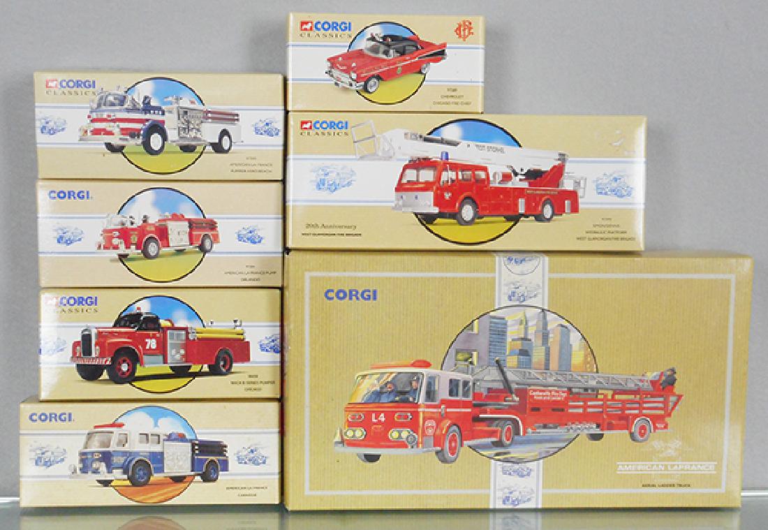 7 CORGI CLASSICS FIRE VEHICLES (1 of 1)