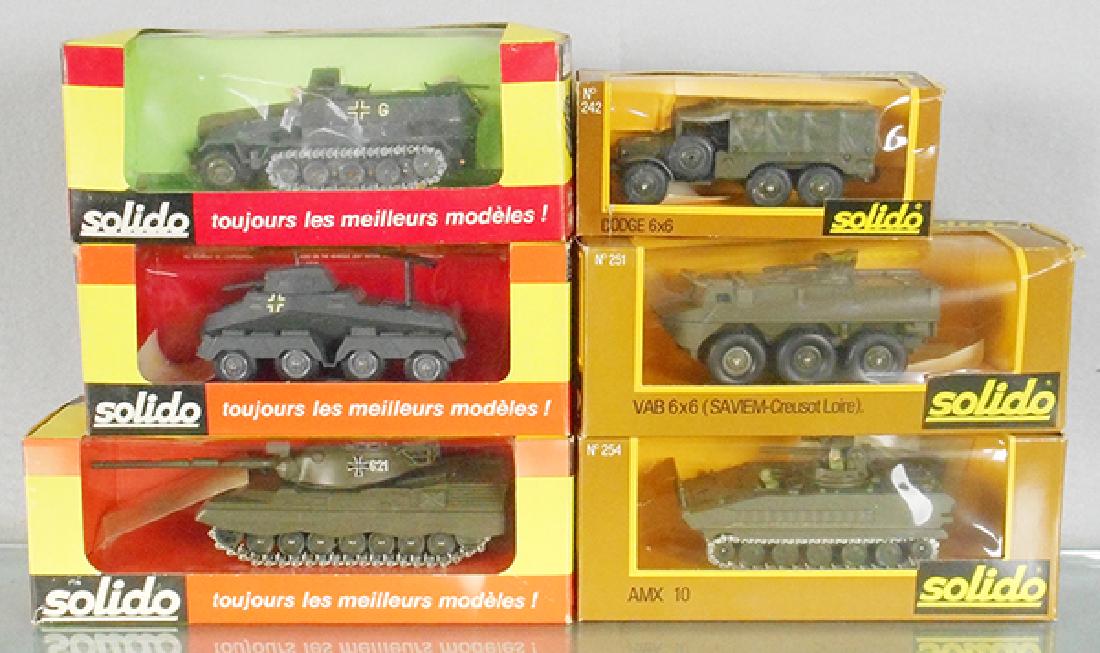 6 SOLIDO MILITARY VEHICLES (1 of 1)