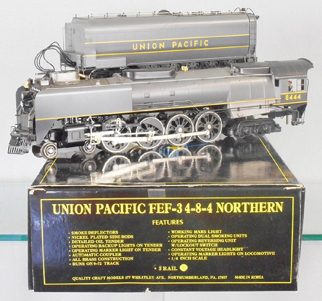WEAVER UP NORTHERN LOCO & TENDER: O ga, 3-rail, w/smoke, orig box minor wear, C8.