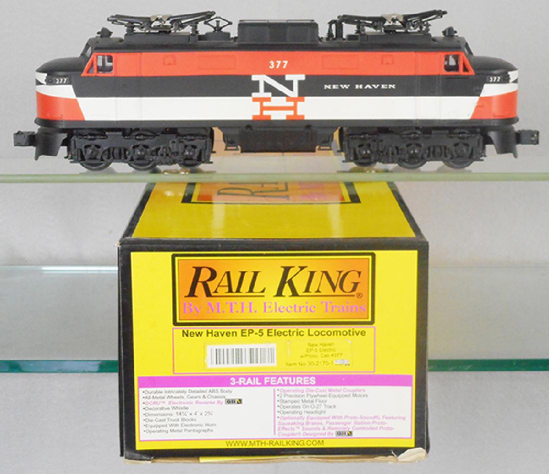 MTH 30-2170 NEW HAVEN EP-5: O ga, 3-rail, w/sound, orig box & inserts, C9.