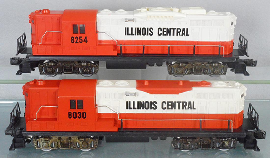 LIONEL ILLINOIS CENTRAL GP9 SET (1 of 1)