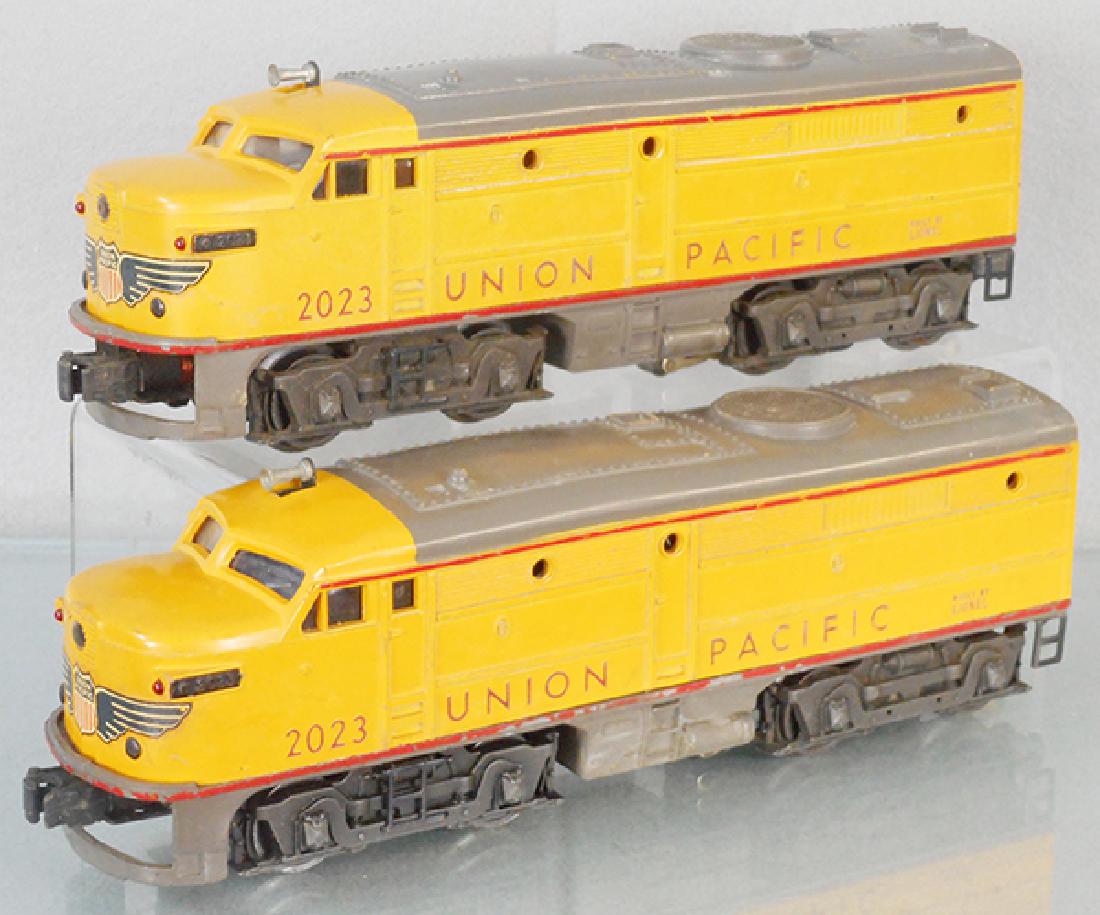LIONEL 2023 UP ALCOS: O ga, minor decal nose chips, power A has worn red stripes on chassis, C5.