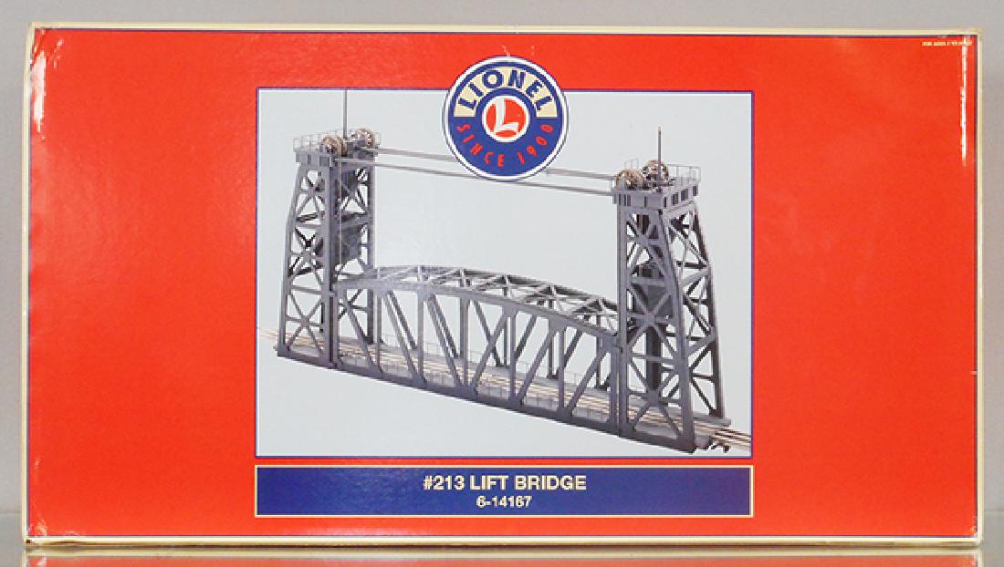 LIONEL 213 LIFT BRIDGE: O ga, orig box, C8.