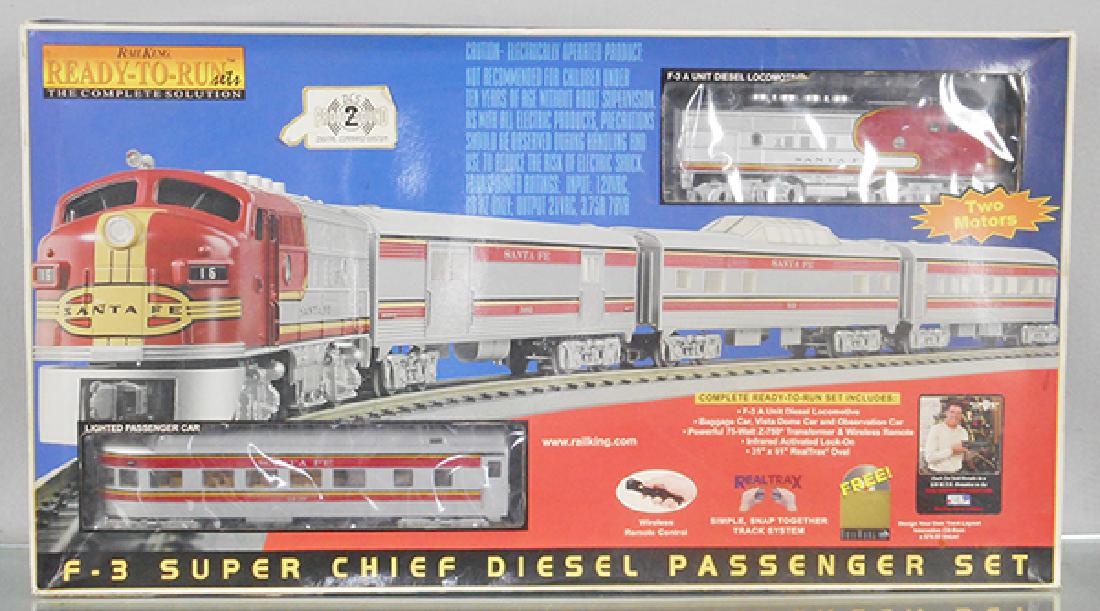 RAIL KING 30-4043 SANTA FE SUPER CHIEF SET (1 of 1)
