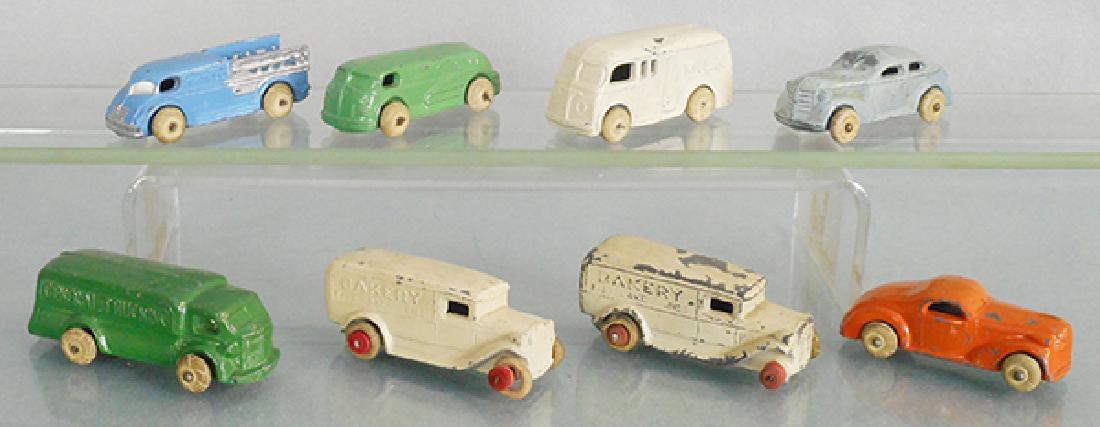 8 BARCLAY DIMESTORE VEHICLES (1 of 1)
