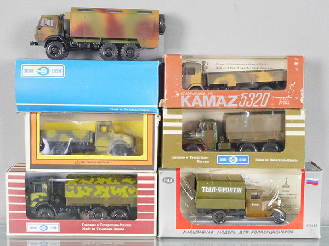 6 RUSSIAN MODEL TRUCKS (1 of 1)