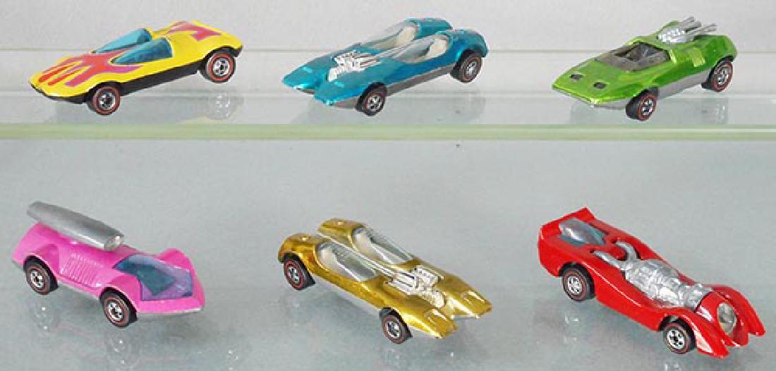 6 HOT WHEELS RED LINES (1 of 1)