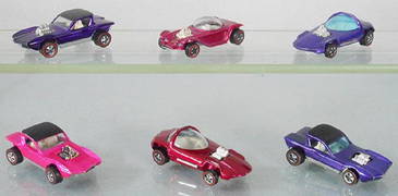 3 Blue Red Line Hot Wheels. Python (missing engine), Custom T-Bird, Beatnik  Bandit (cracked lens) - Bid On Estates Auction Services