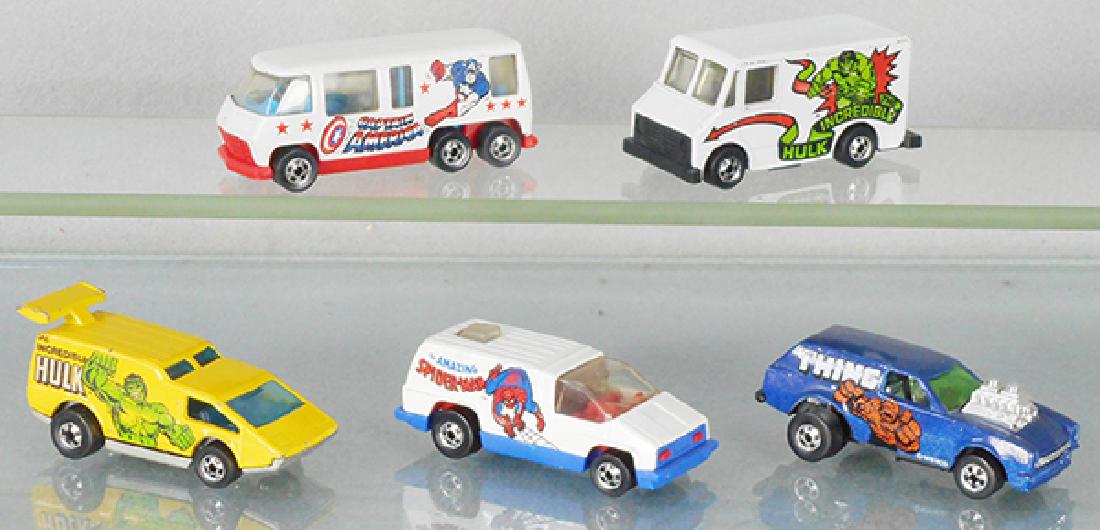 6 HOT WHEELS MARVEL RED LINES (1 of 1)