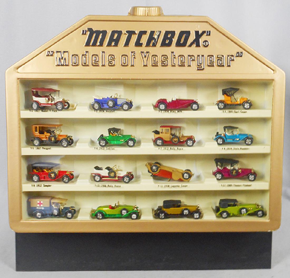 matchbox models of yesteryear display case