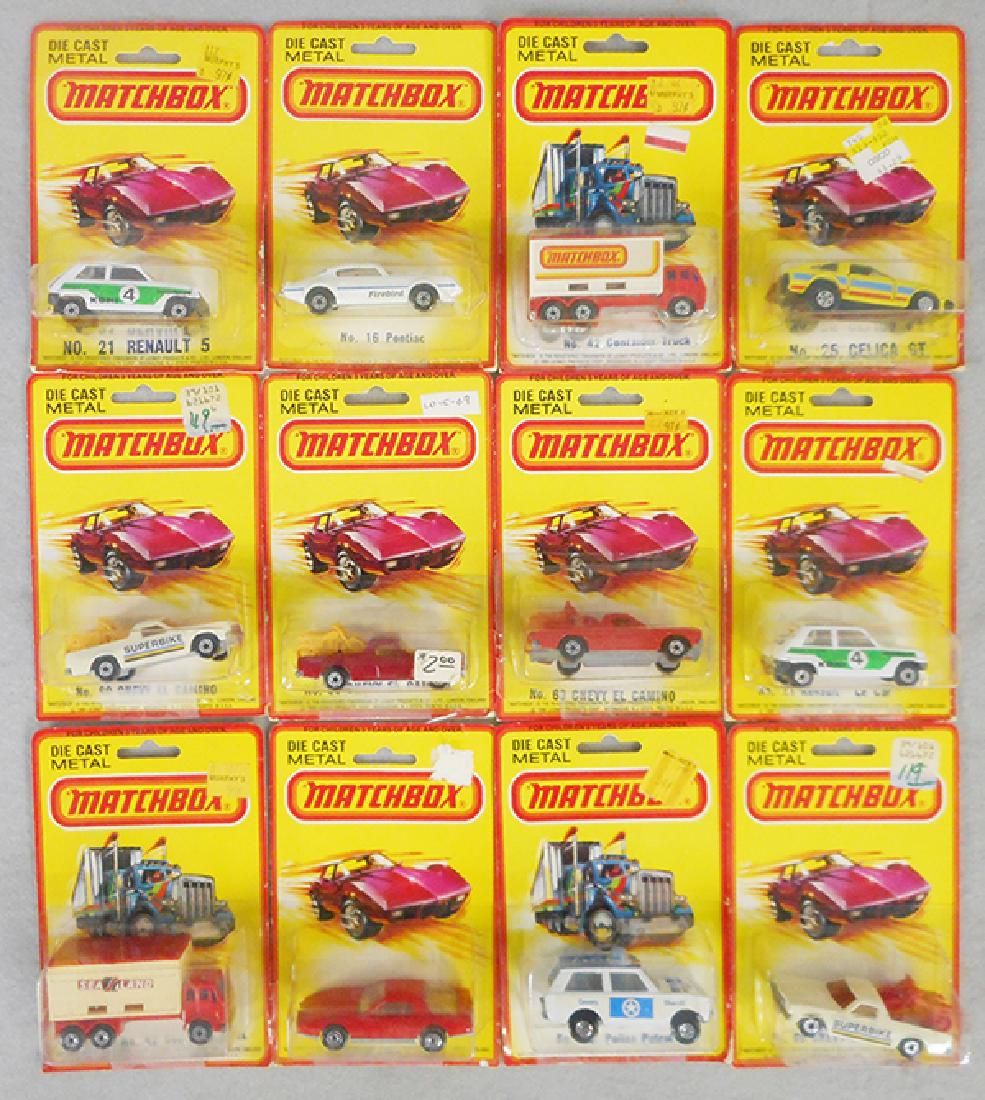 12 MATCHBOX VEHICLES (1 of 1)